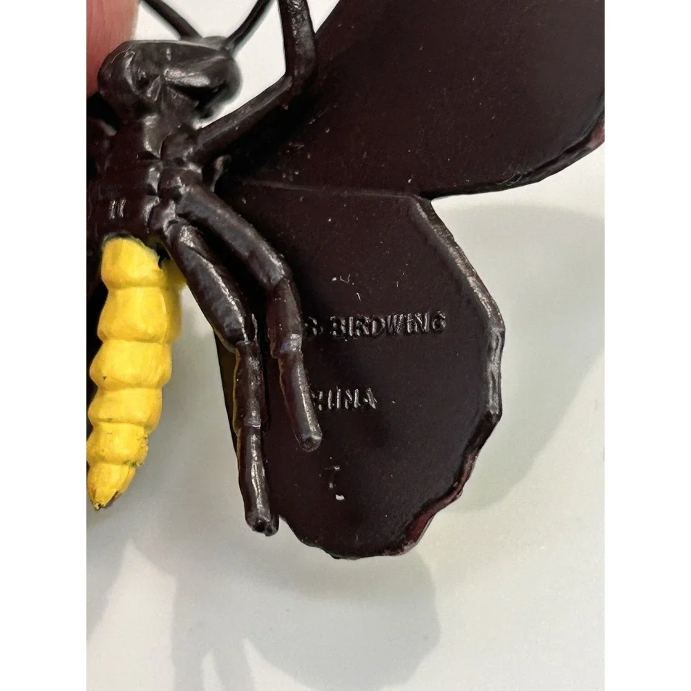 Vintage Ornithoptera Priamus(Green Birdwing) Butterfly PVC Collectible Figure